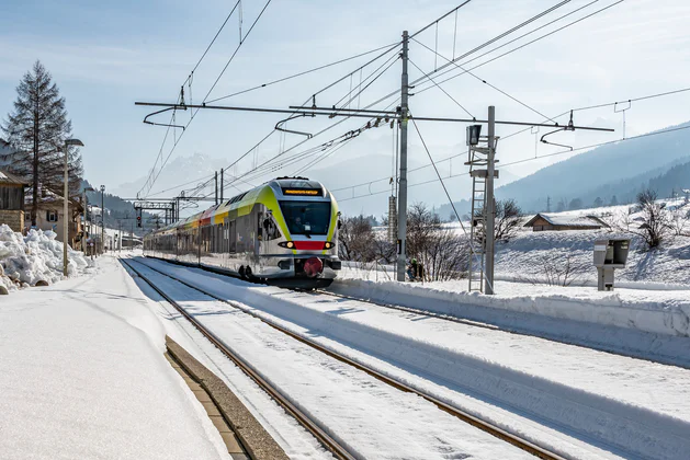 Pociąg w Południowym Tyrolu