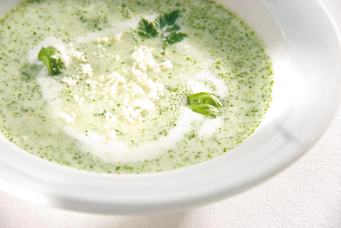 Cream of herb soup