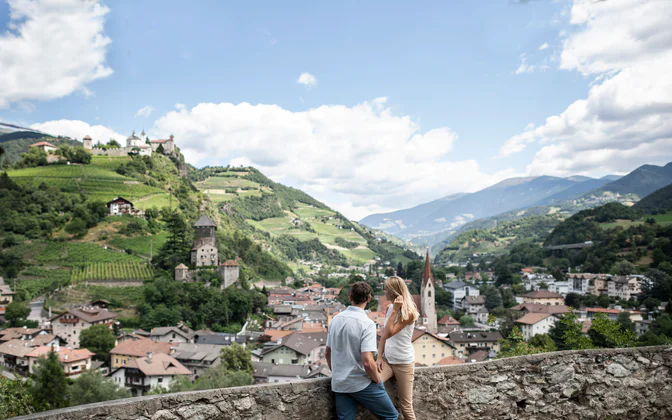 Uitzicht op de stad Brixen