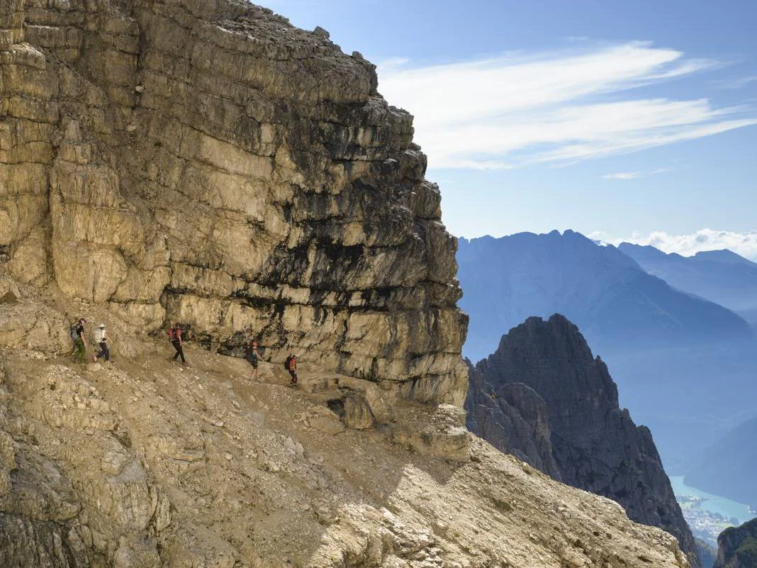 Klettersteig: Dolomiten ohne Grenzen - Etappe 7 - Obstanserseehütte - Neue Porzehütte