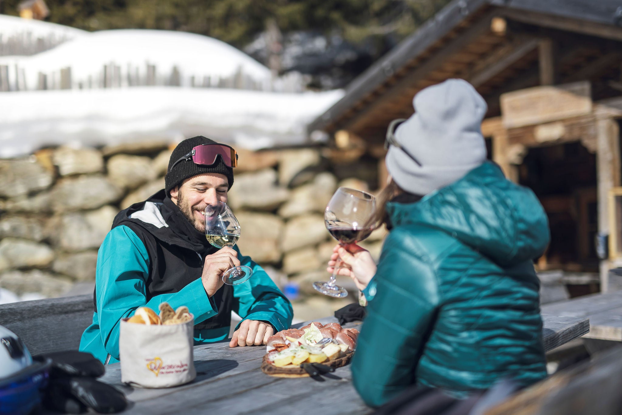 Genuss auf einer Hütte