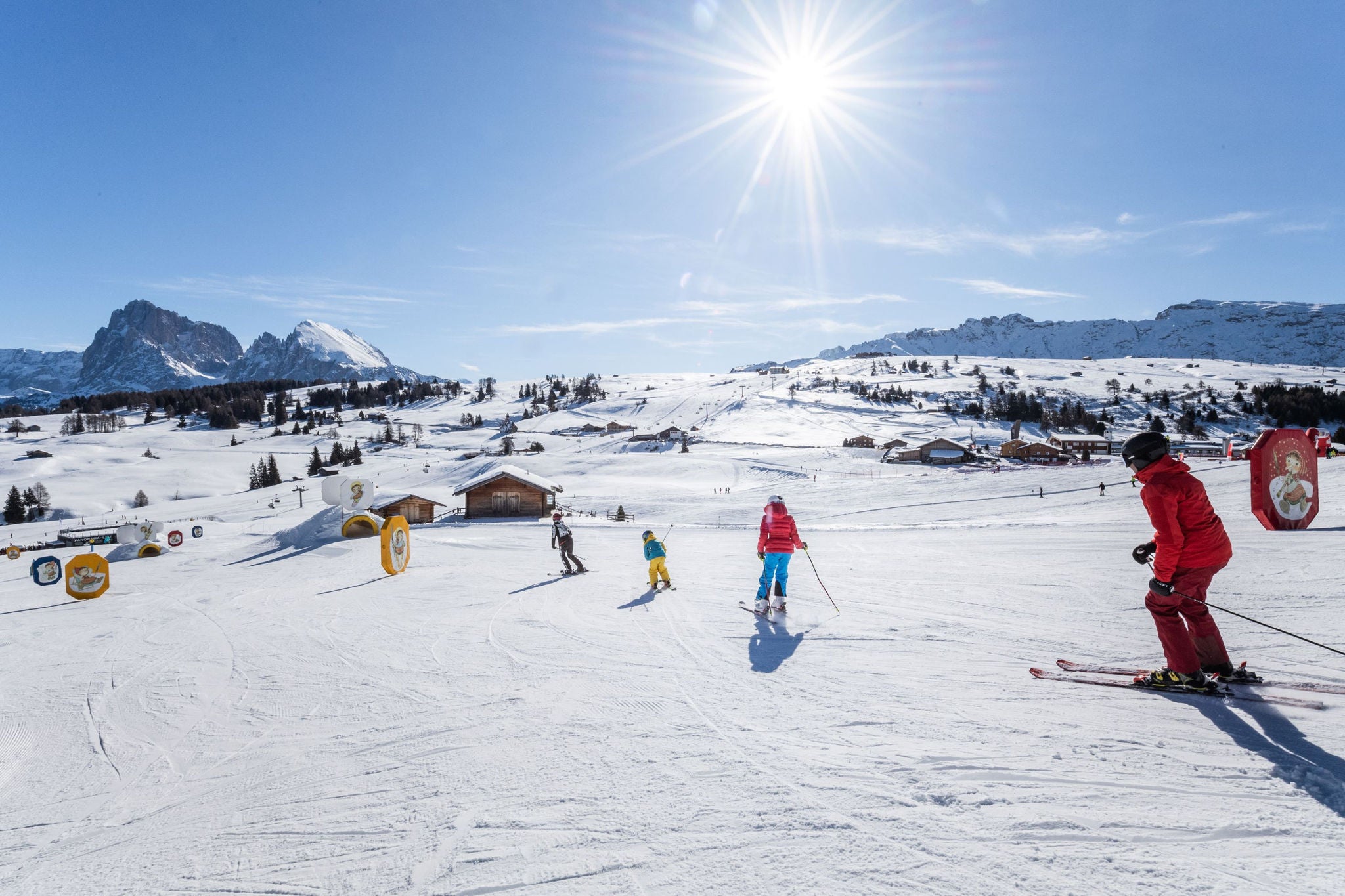 Skifahren mit Kindern