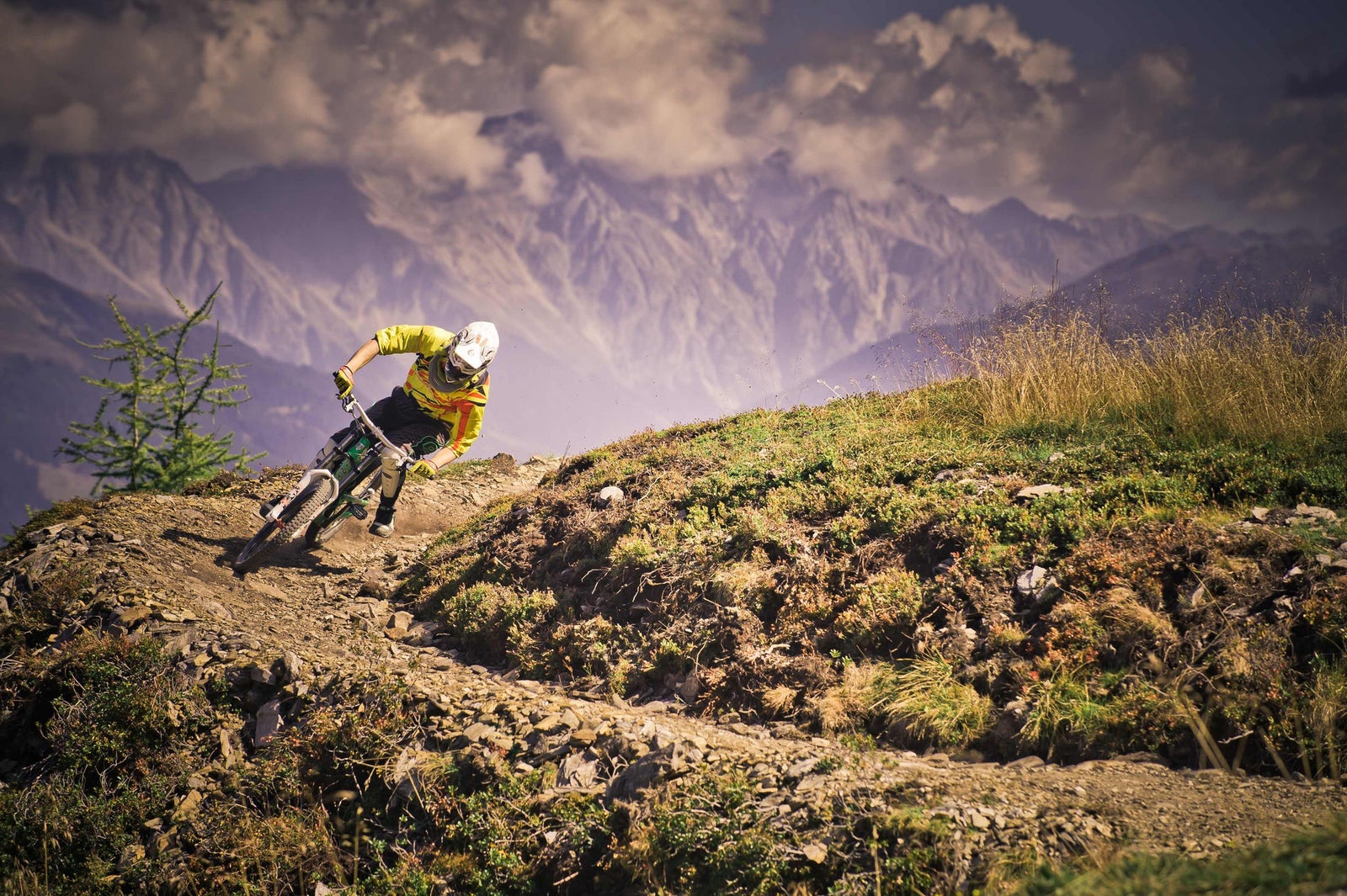 Die Downhill-Strecke am Kronplatz