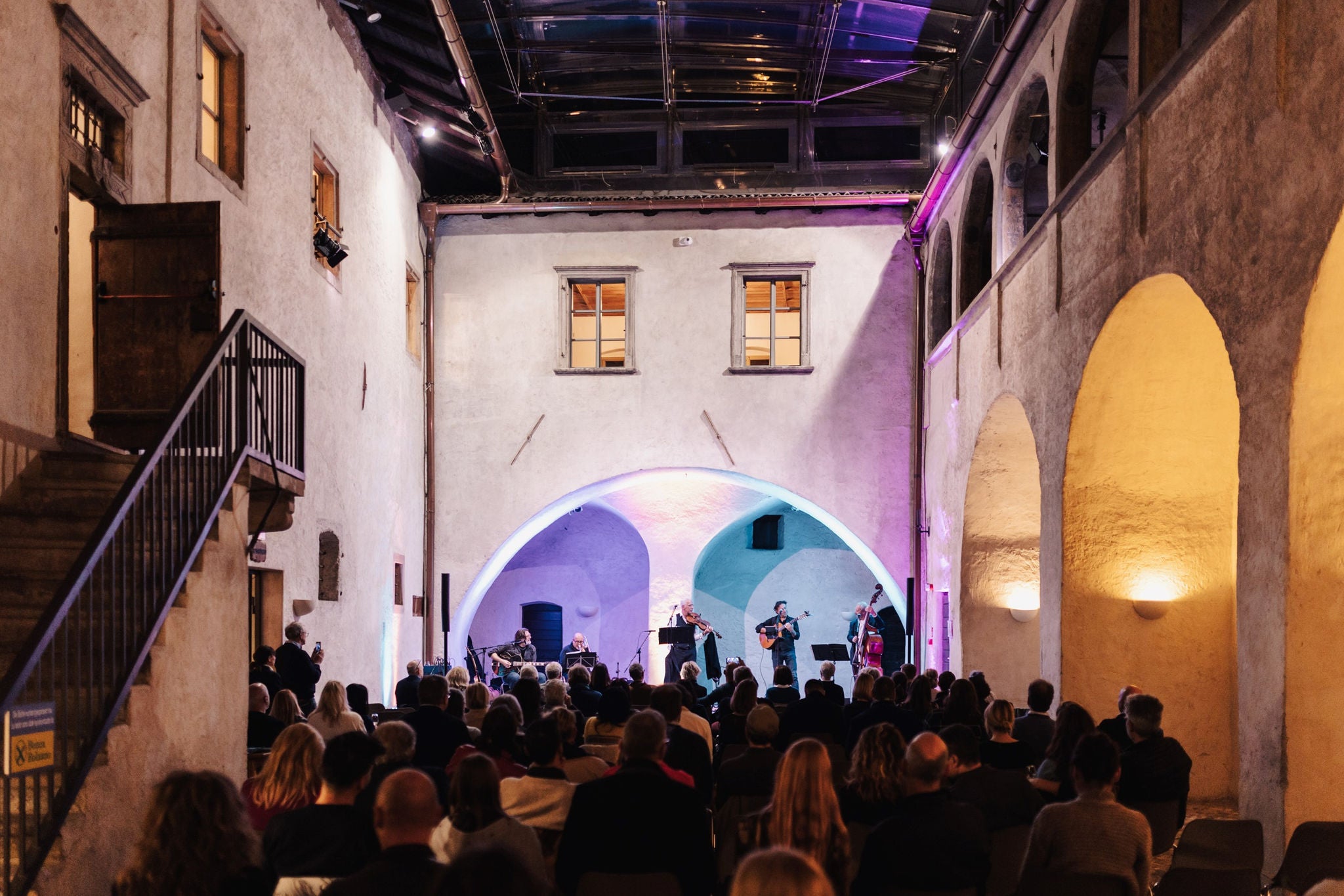 Ein Konzert bei der Veranstaltungsreihe "WeinKlänge an der Südtiroelr Weinstraße"