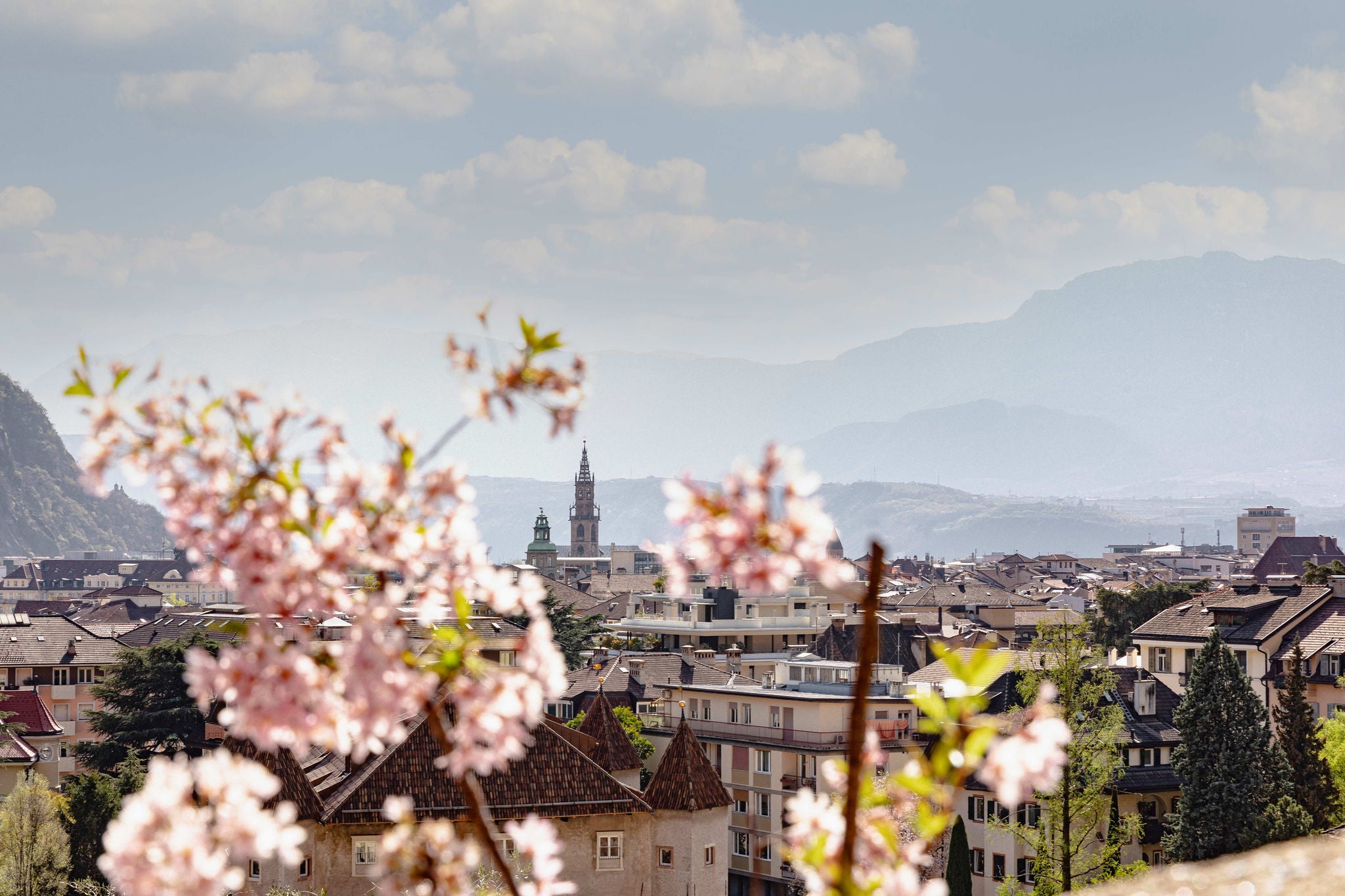 Bozen im Frühling