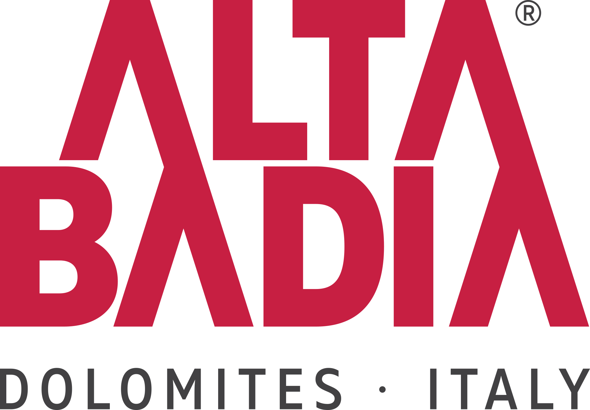 Alta Badia Logo 2025 red