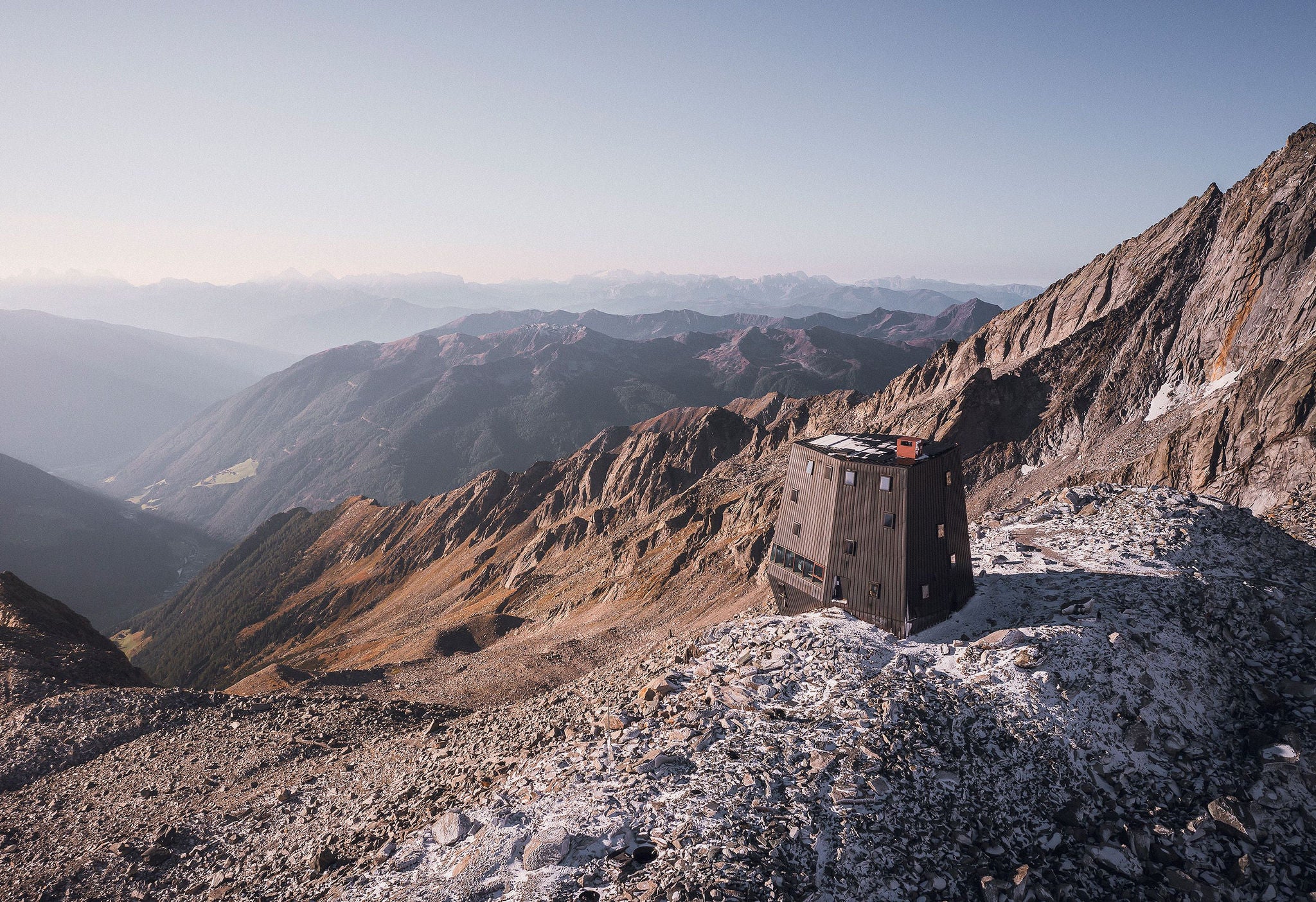 Schwarzensteinhütte im Ahrntal