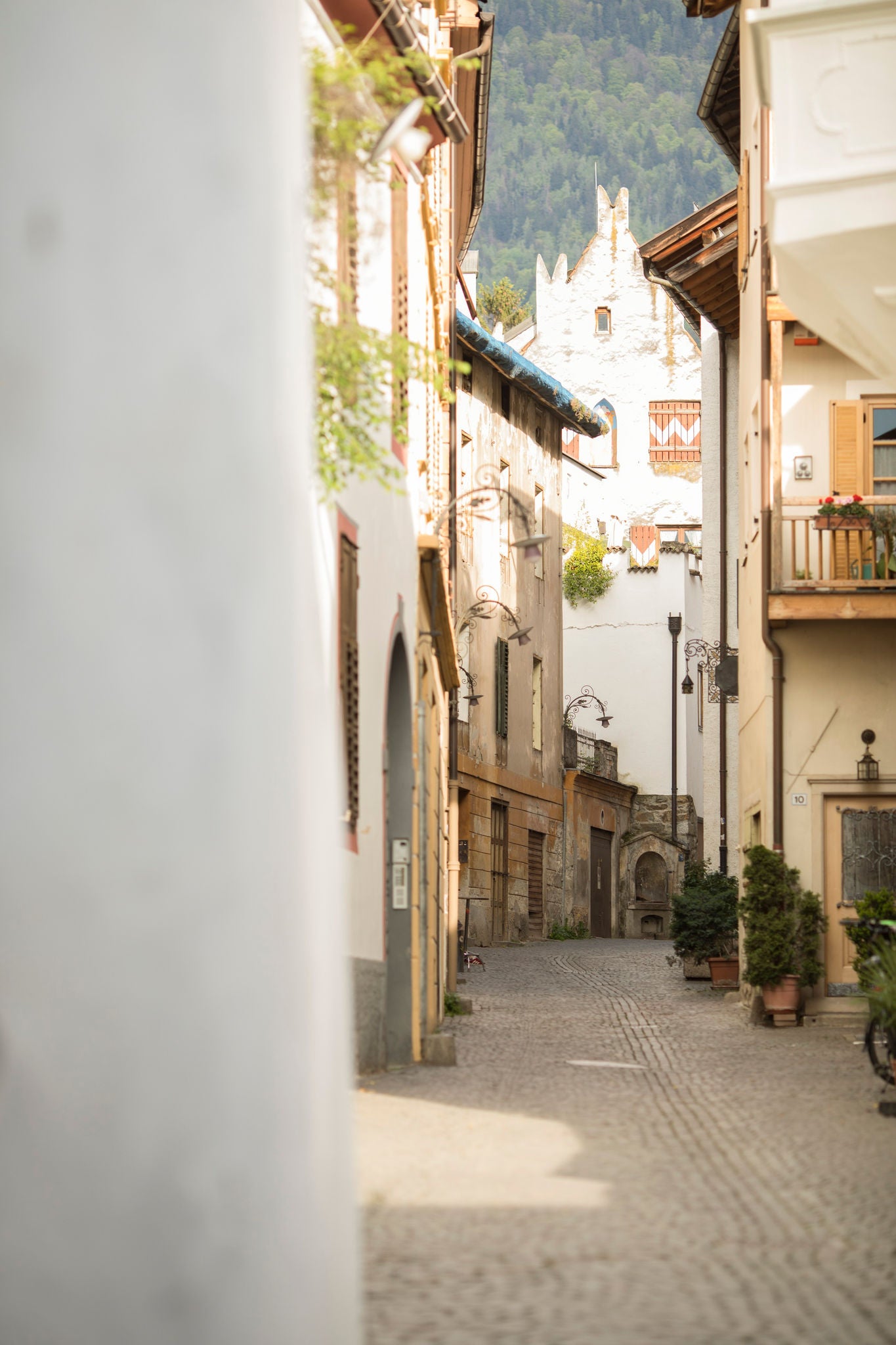 Steinach Viertel in der Altstadt von Meran