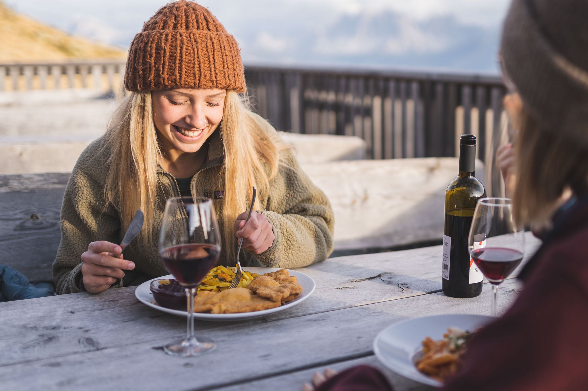 Einkehr bei der Radlseehütte, Klausen und Umgebung