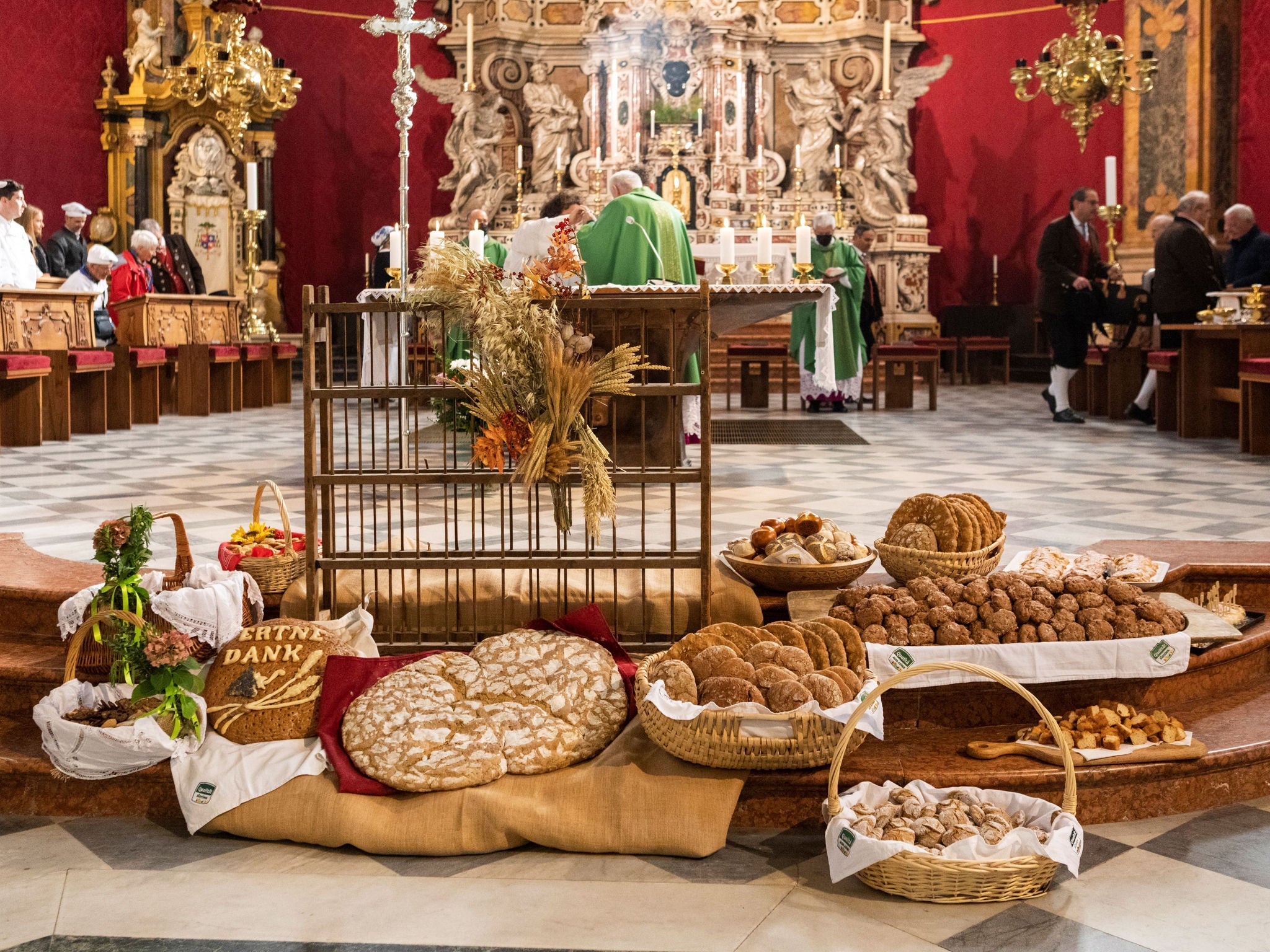 Erntedankmesse Altar