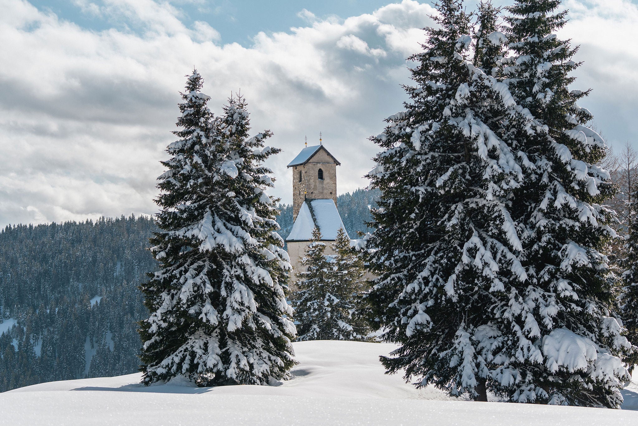 Vigiljoch im Winter