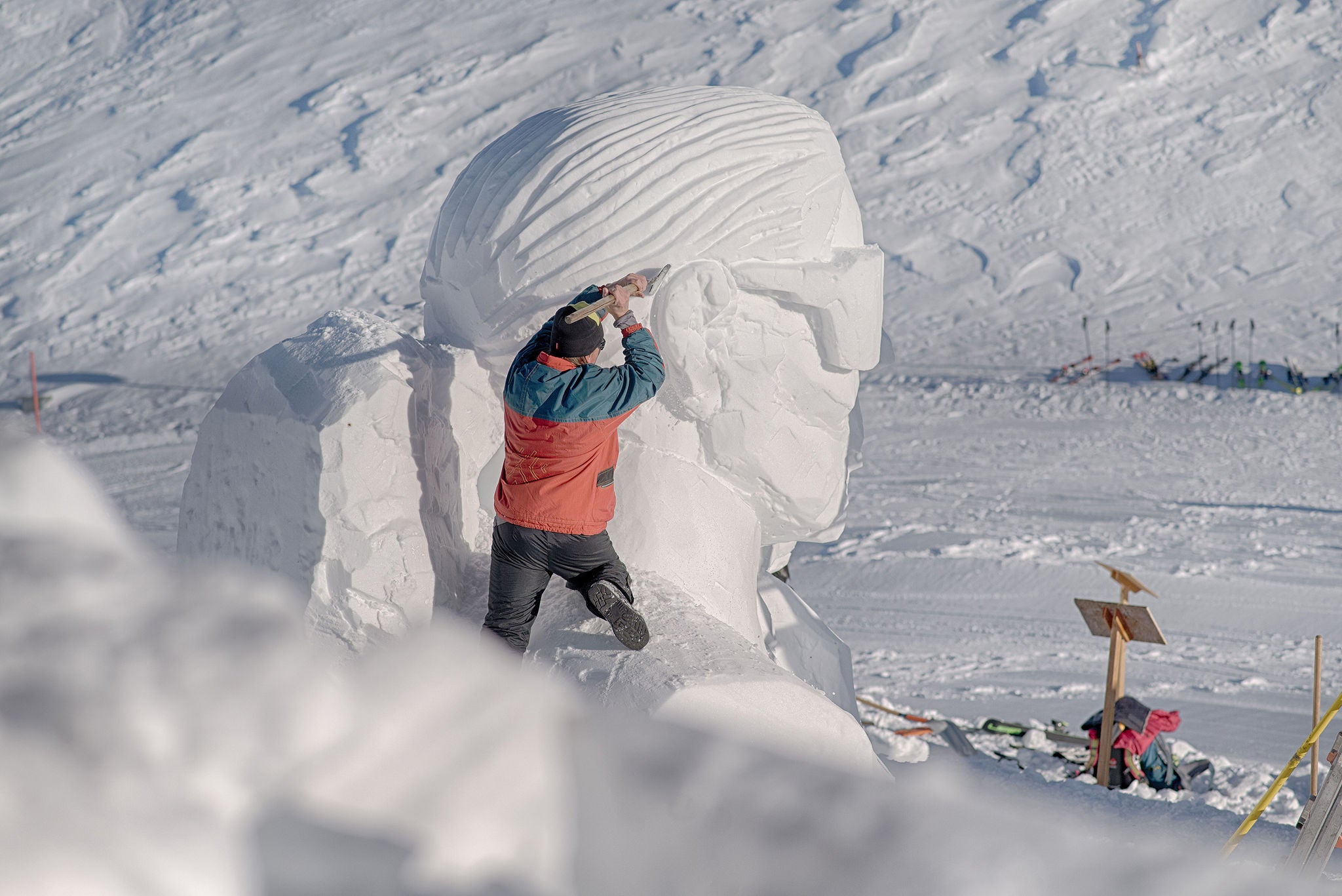 Eisskulpturenfestival am Klausberg