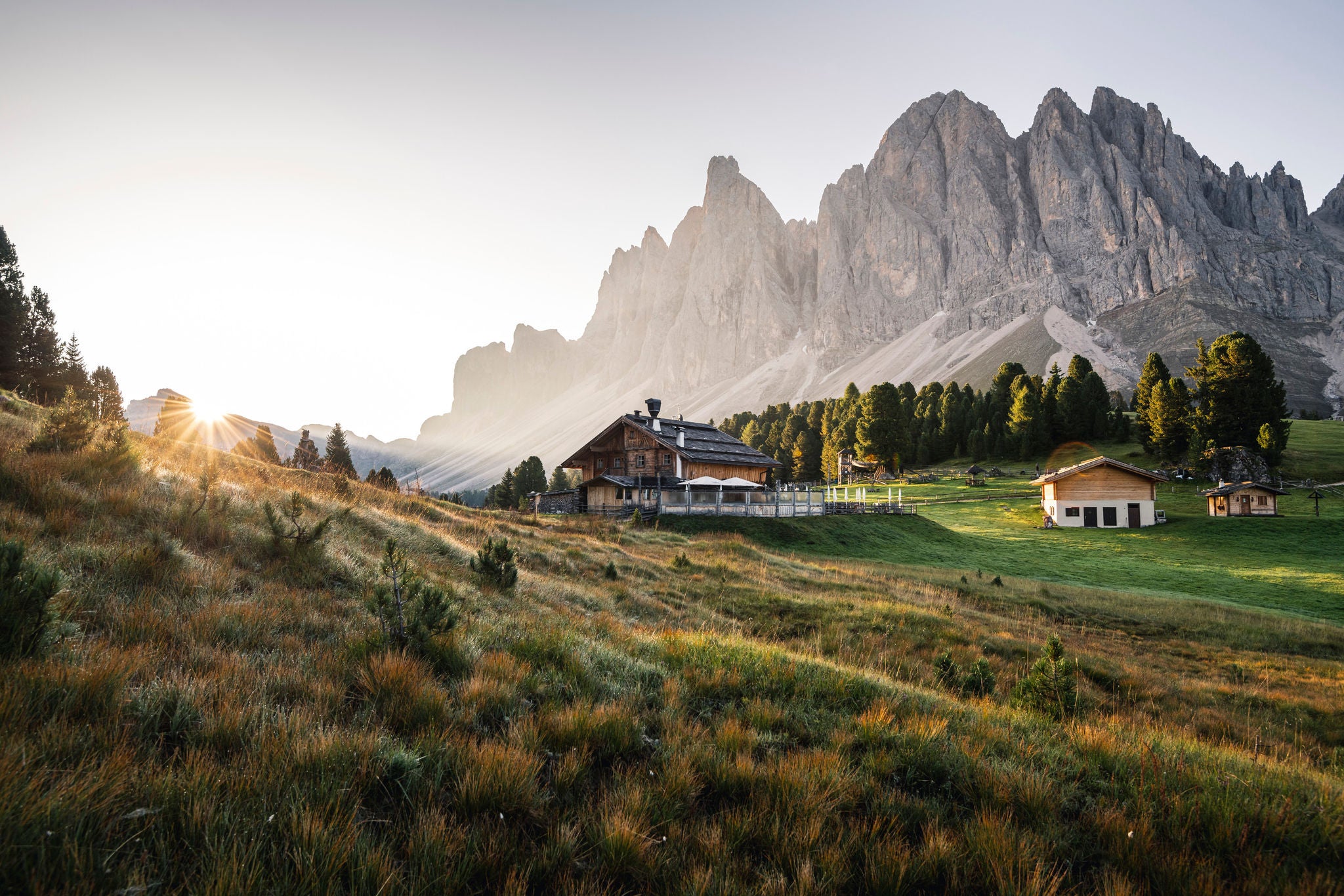 Die Geisleralm im Dolomitental Villnöss