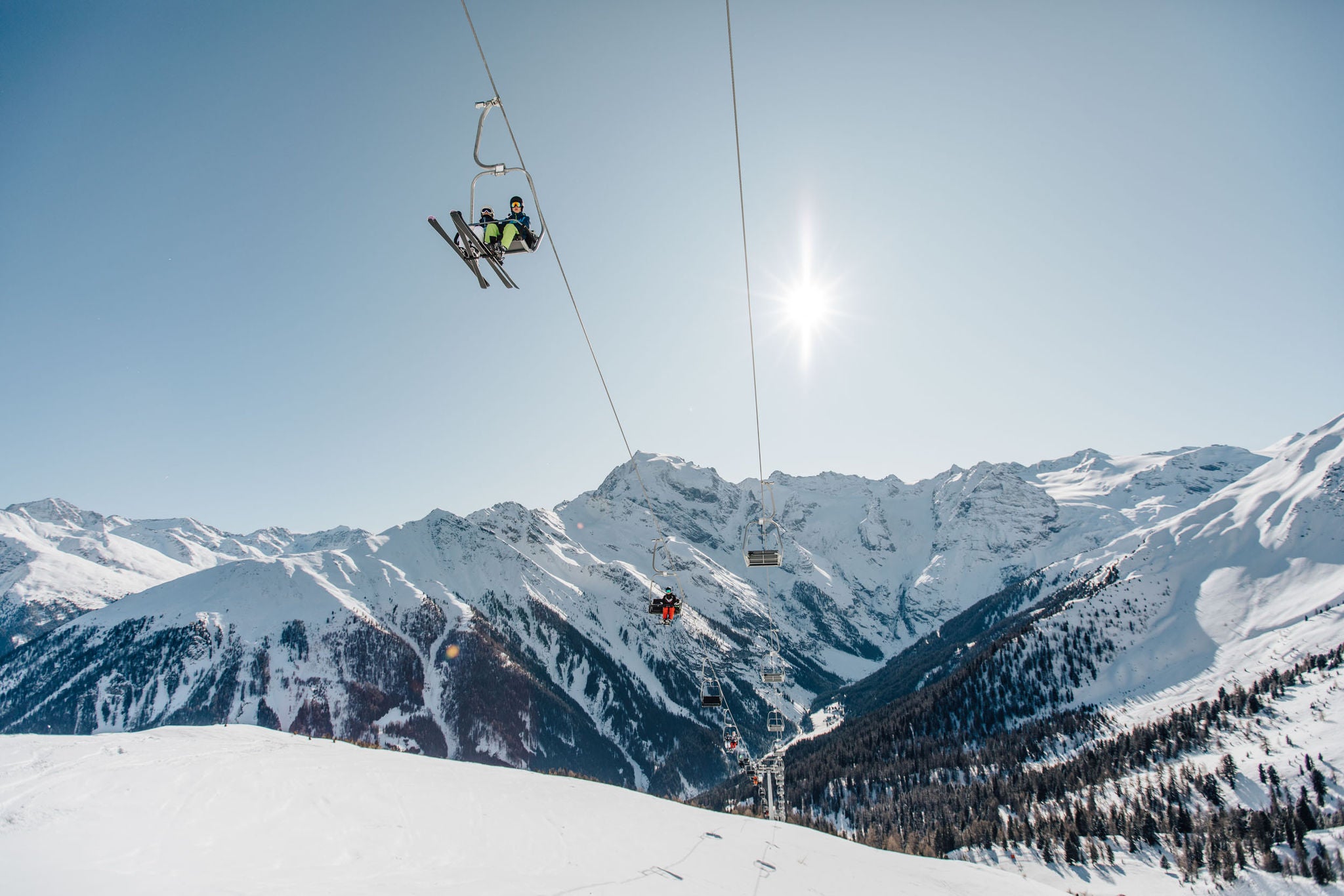Skilift im Ortlergebiet