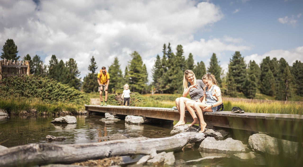 Familienwanderung im Ahrntal, Sand in Taufers