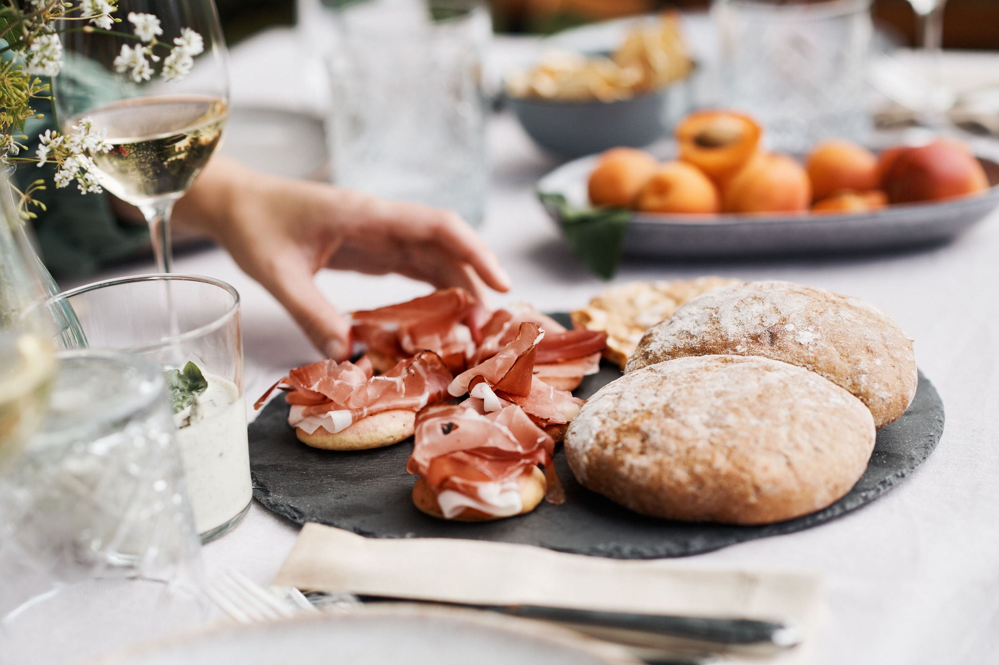 Speck und Brot aus Südtirol