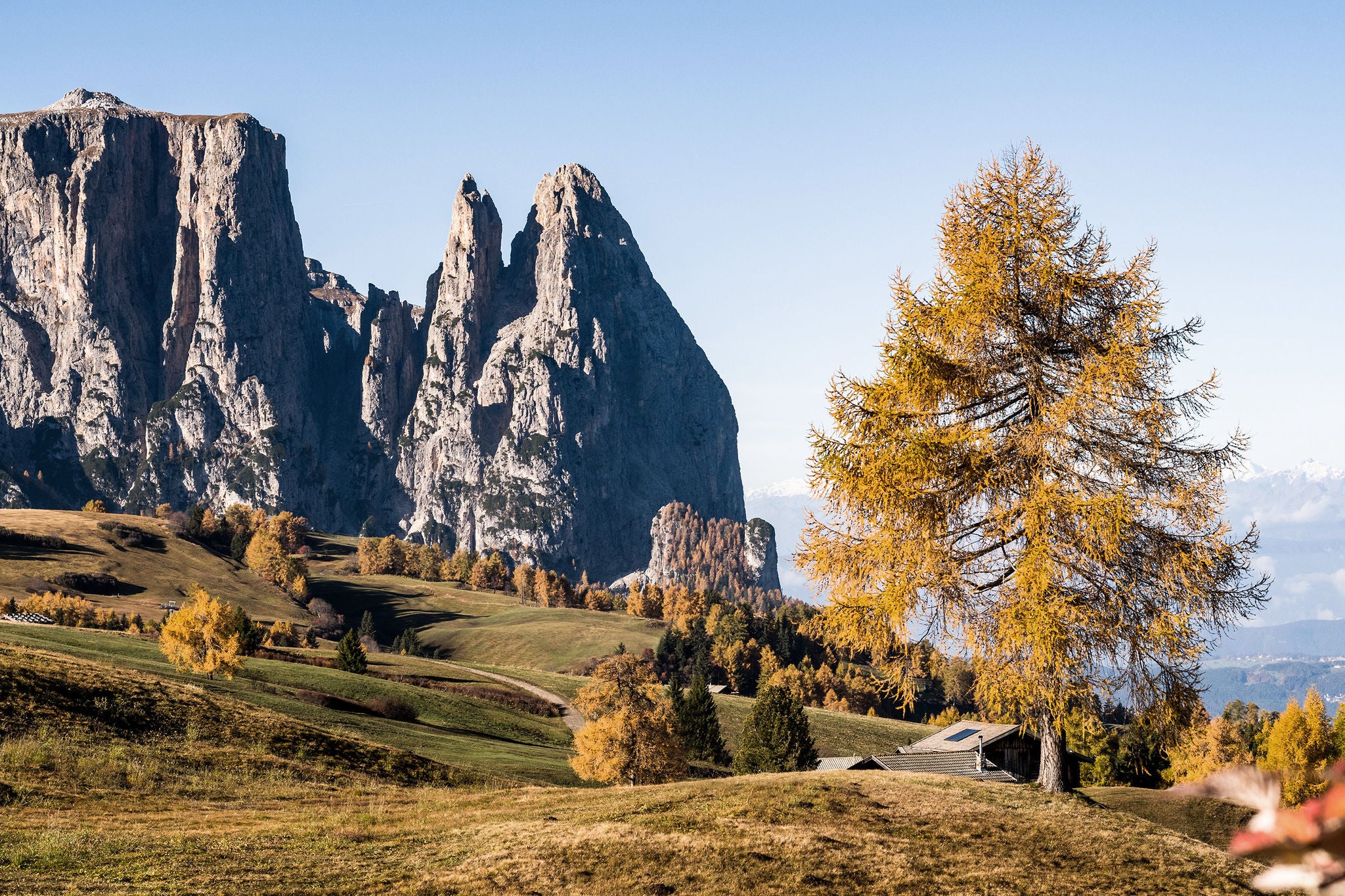 Der Schlern im Herbst