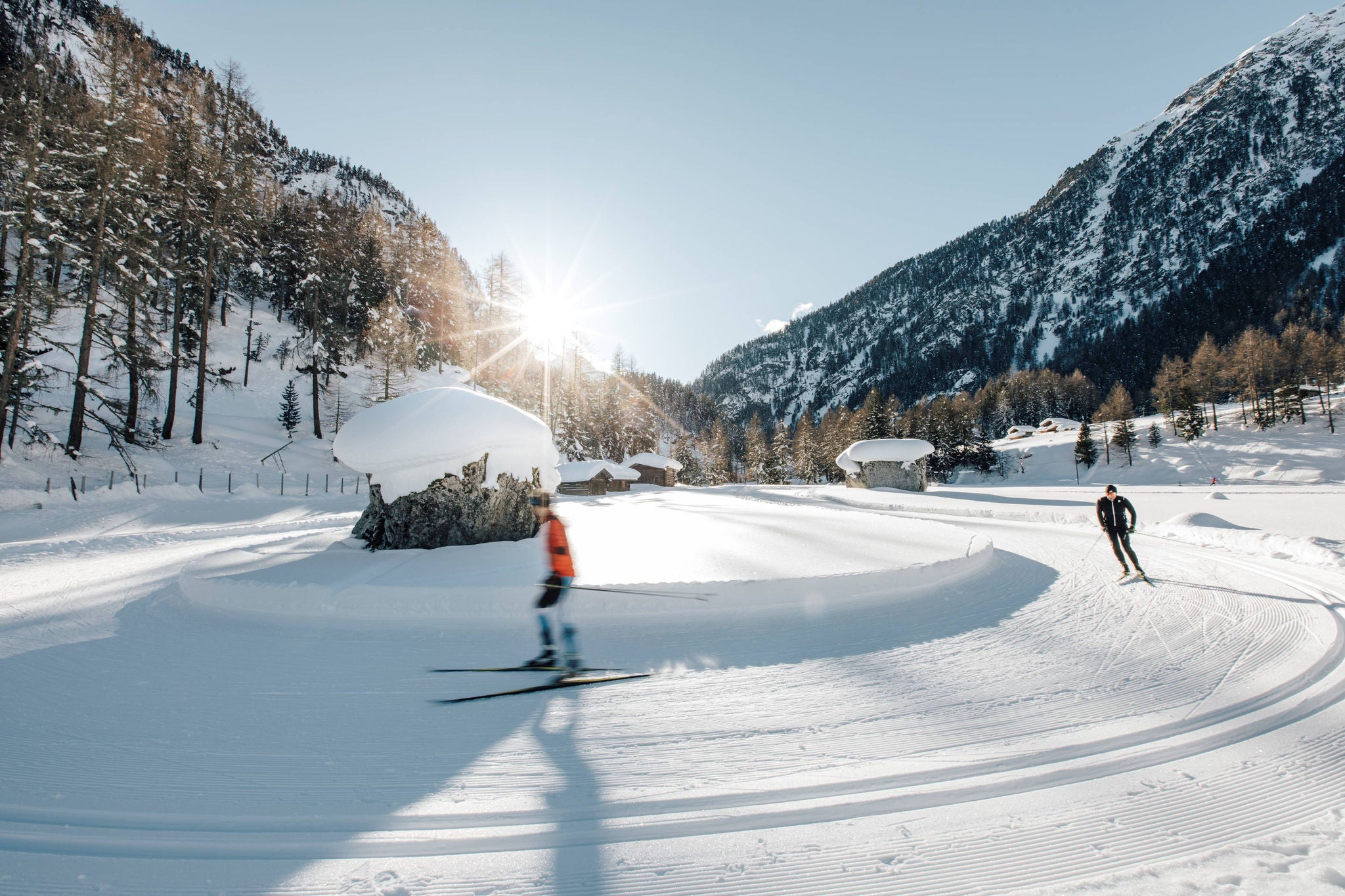 Langlaufen im Vinschgau