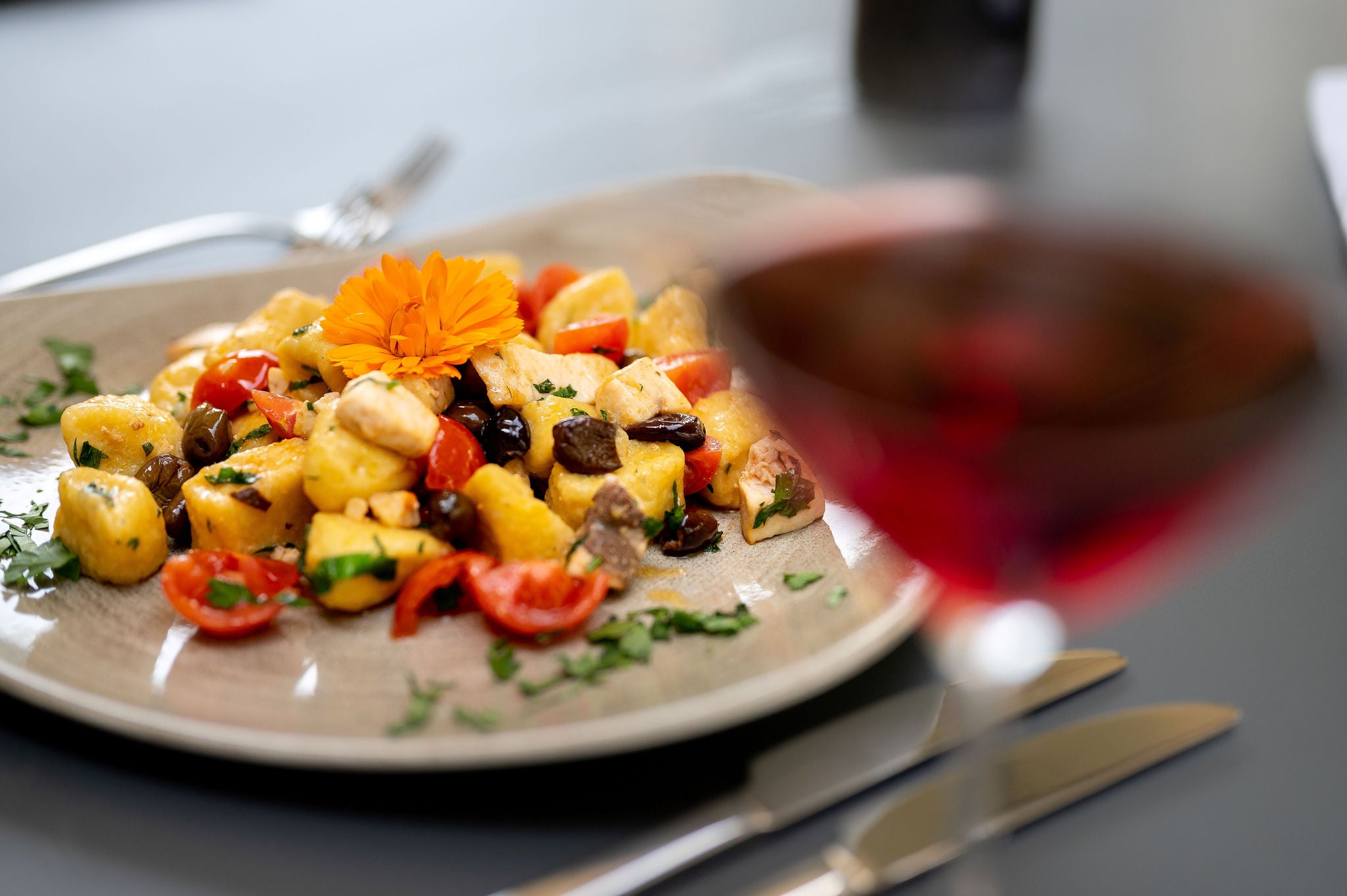 Gnocchi nach mediterraner Art