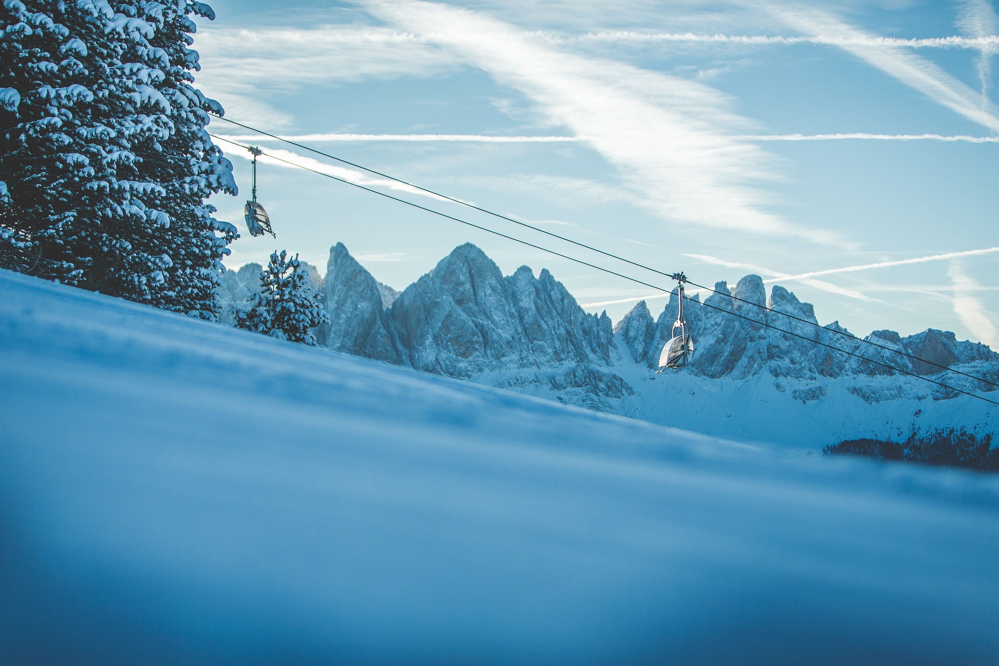 Aufstiegsanlagen im Skigebiet Plose