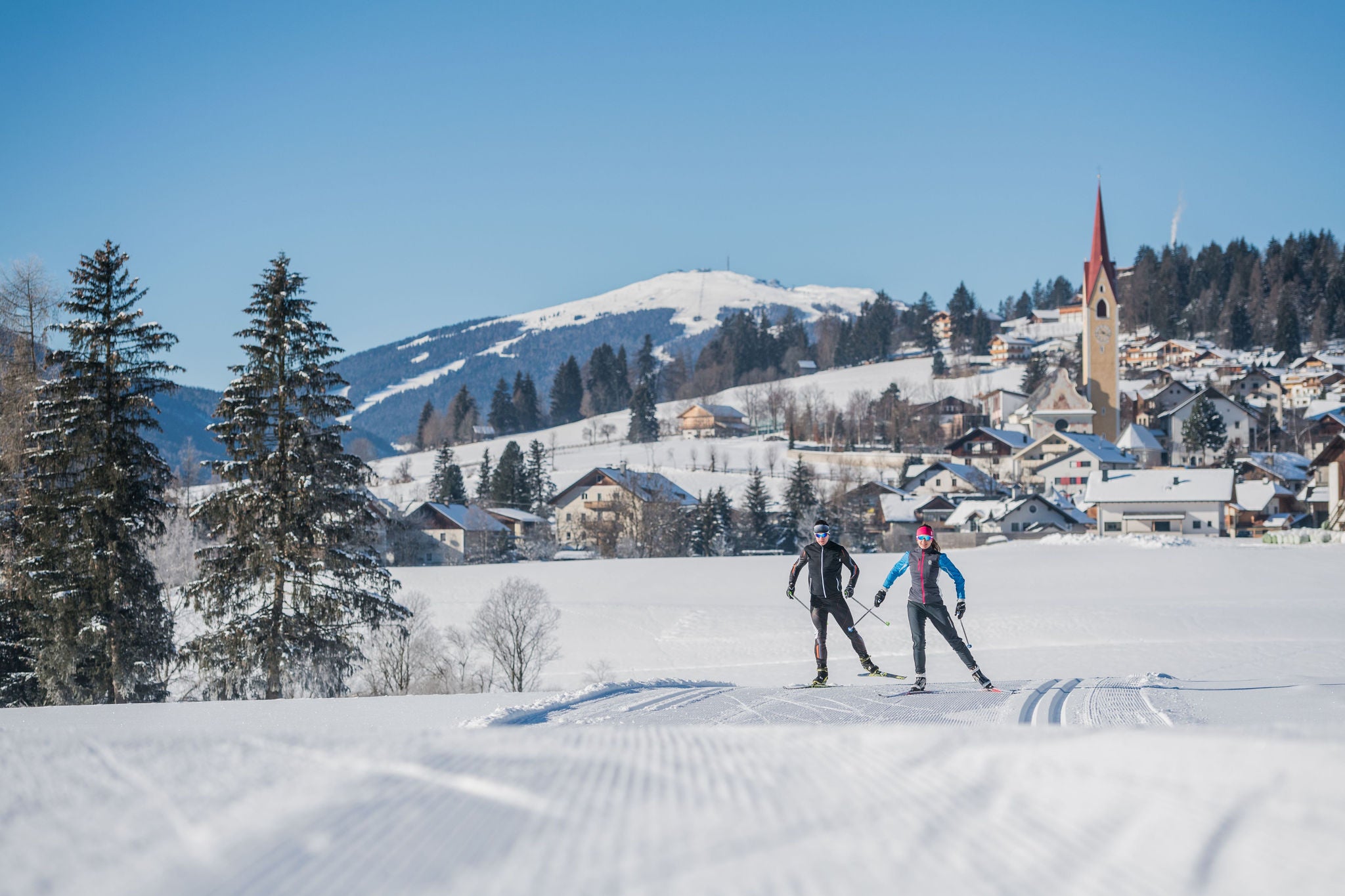 Langlaufen im Gsieser Tal