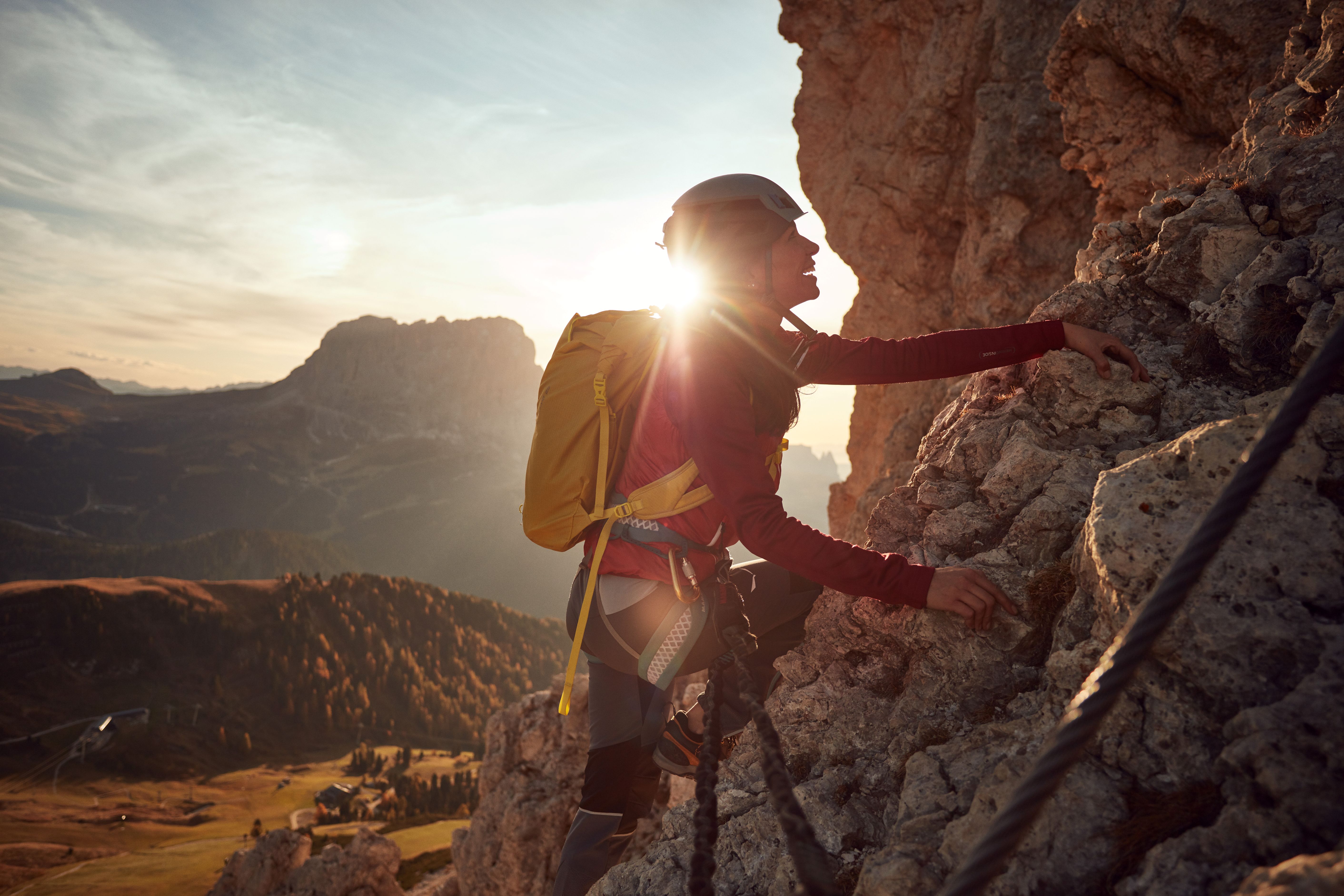 Climbing in the Dolomites