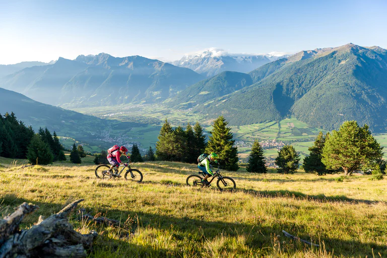 Due persone in bicicletta