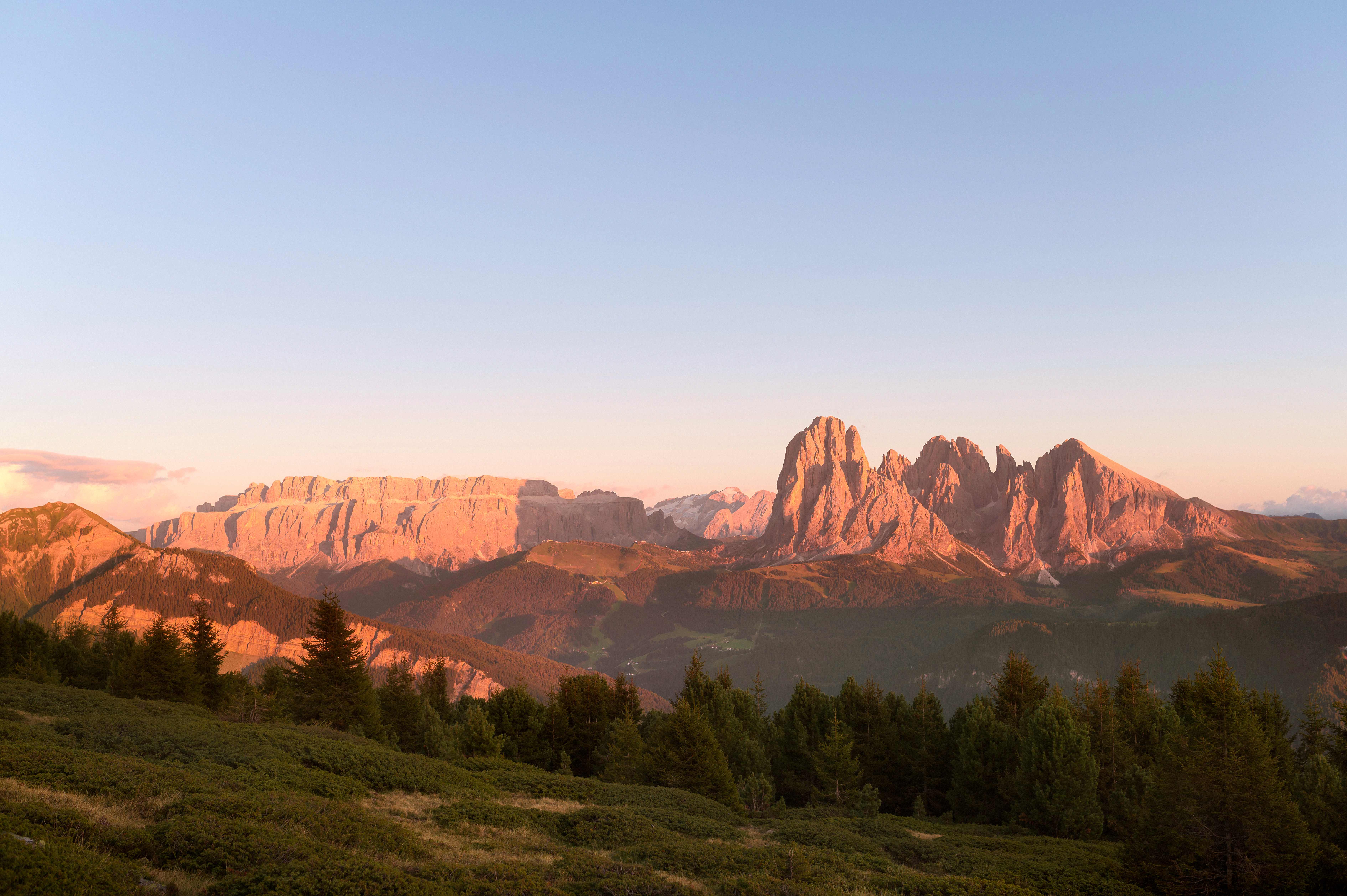 Výhled na Dolomity