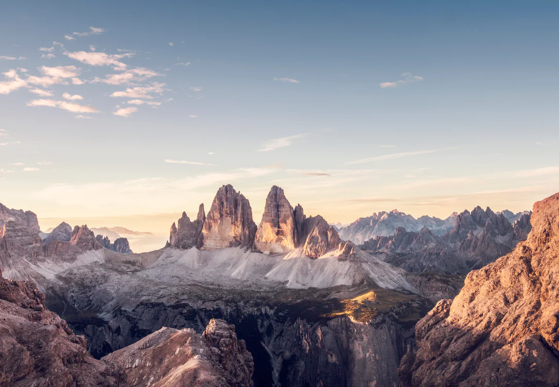 Views of the UNESCO World Heritage Dolomites