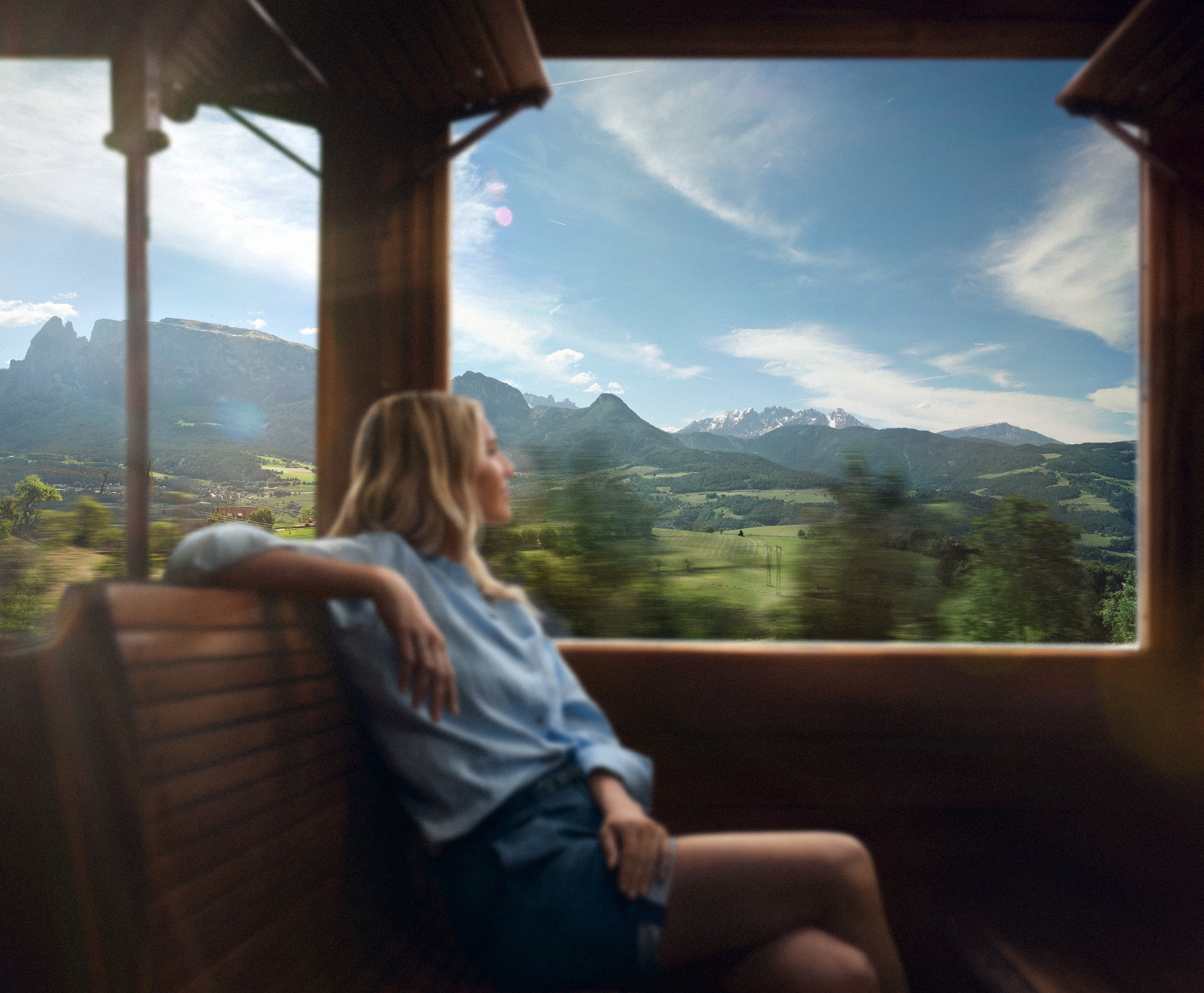 Zugfahren in Südtirol