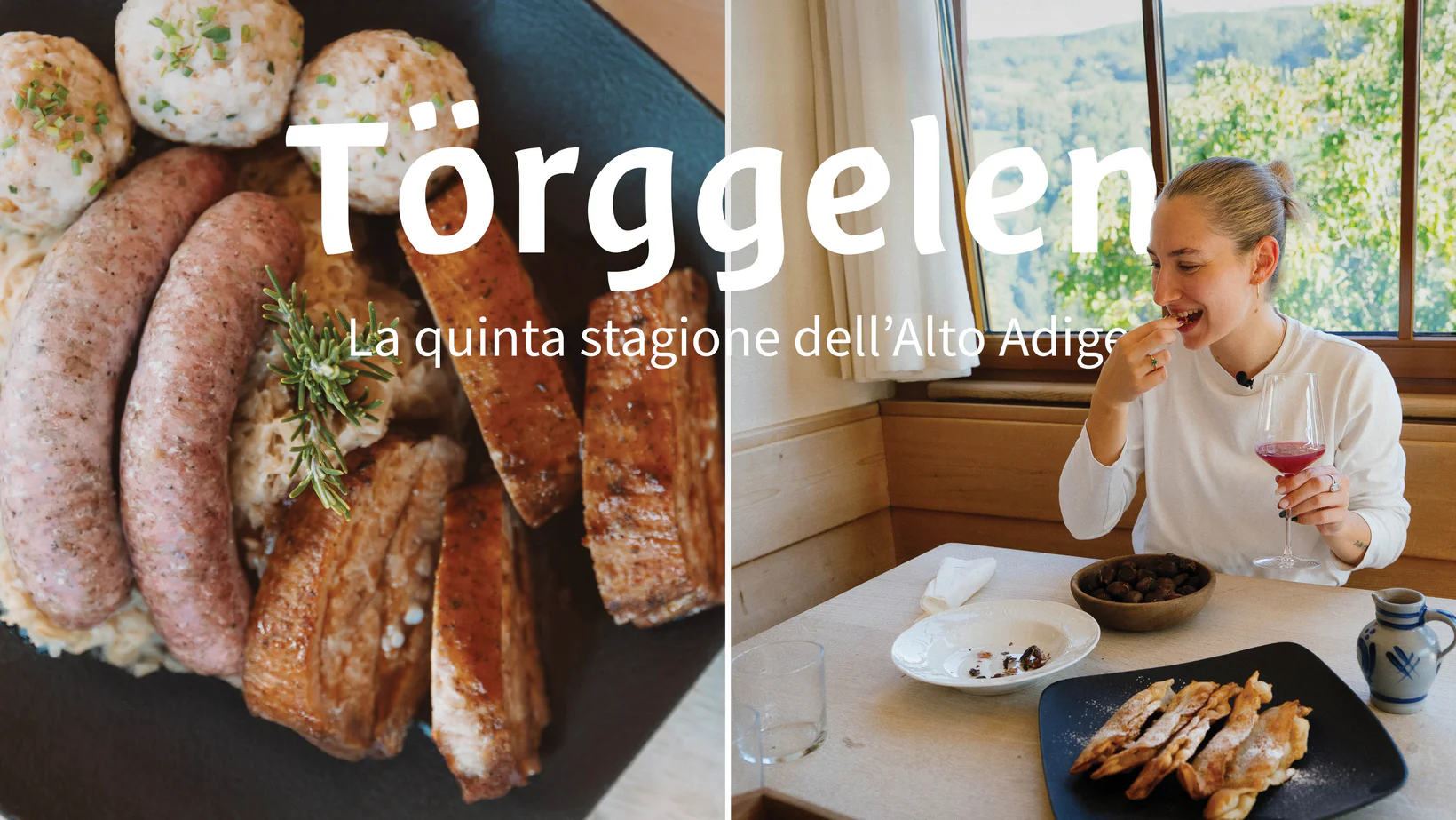 Copertina del video sui piatti tradizionali del Törggelen in Alto Adige