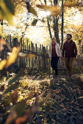 Hikers on the Chestnut Trail