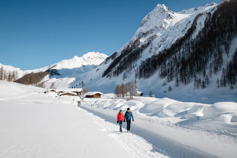 Winter hiking in South Tyrol