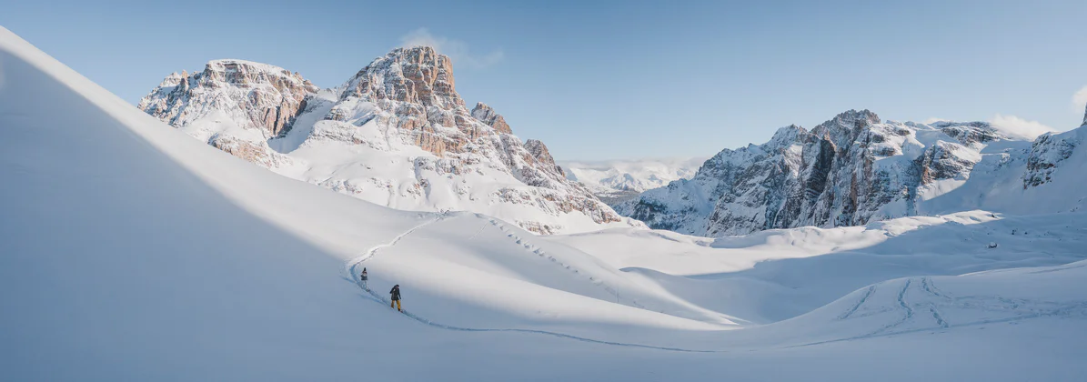 Ausblick über den Naturpark Drei Zinnen 