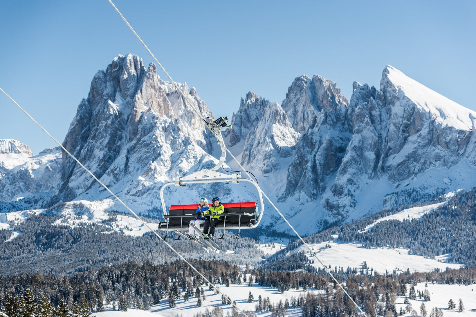 Winter in den Dolomiten