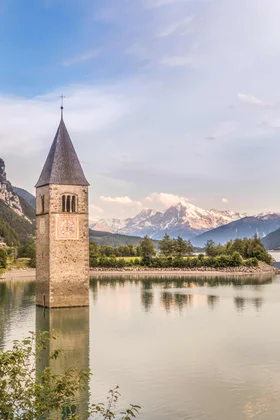 Reschensee lake