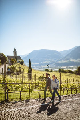 Hiking along the Alto Adige Wine Road