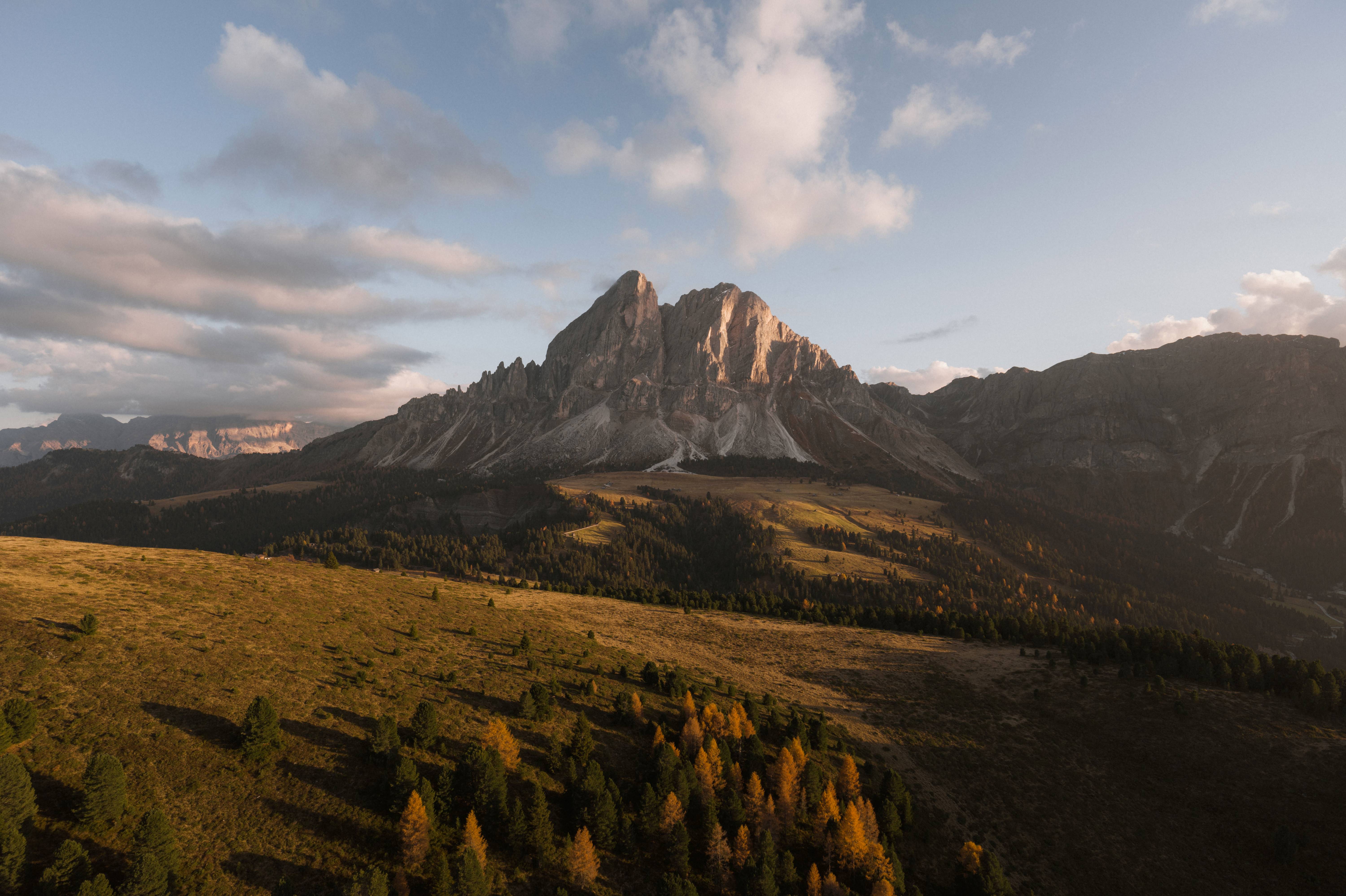 Herbst im Dolomitental Villnöss