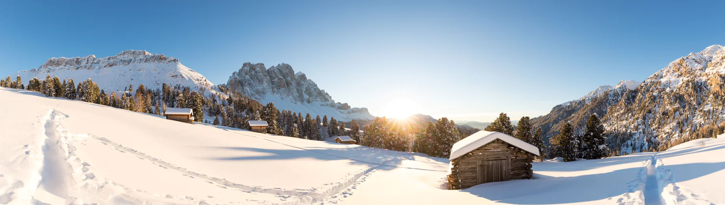 Inverno in Val di Funes