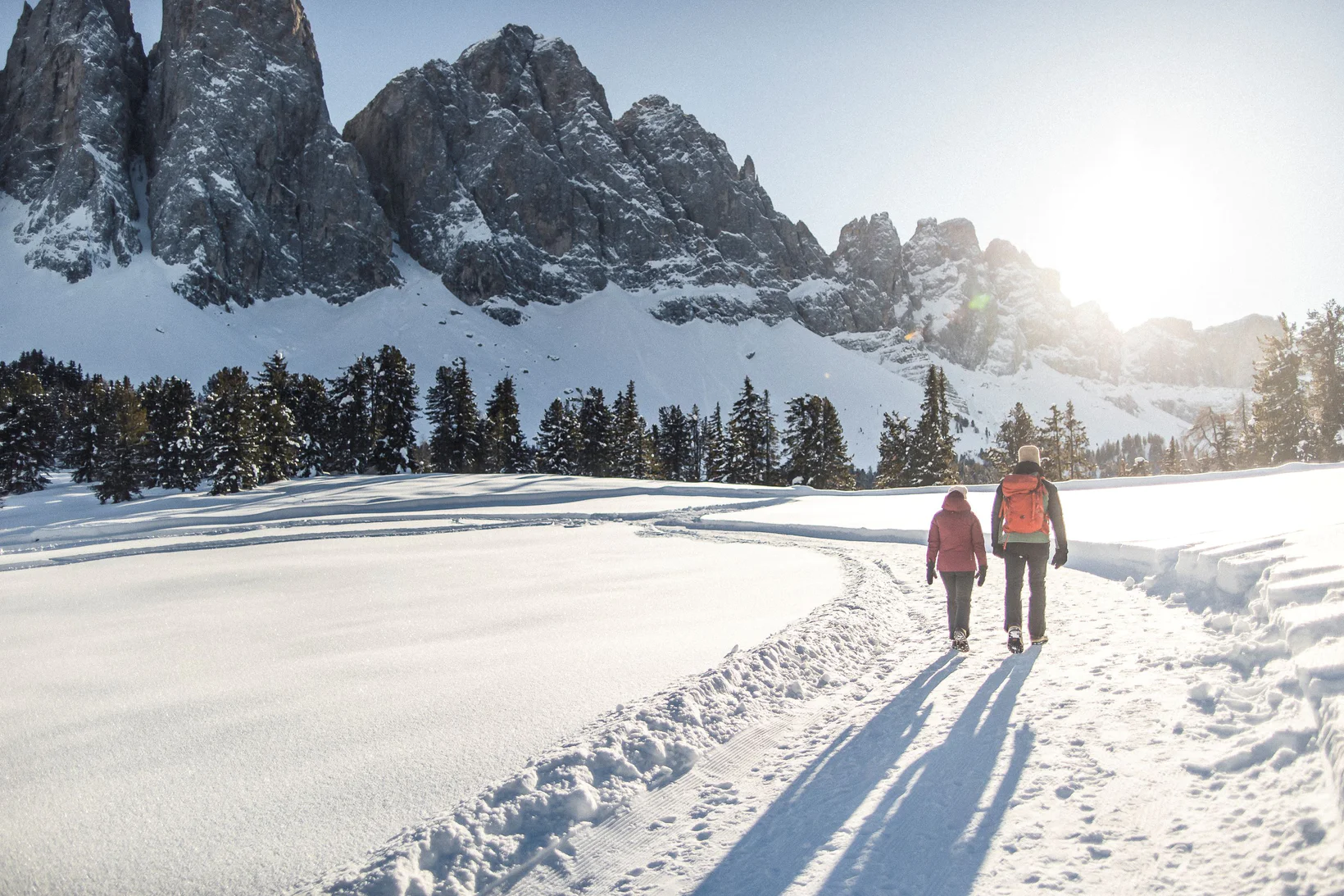 Winterwandern im Villnoesstal