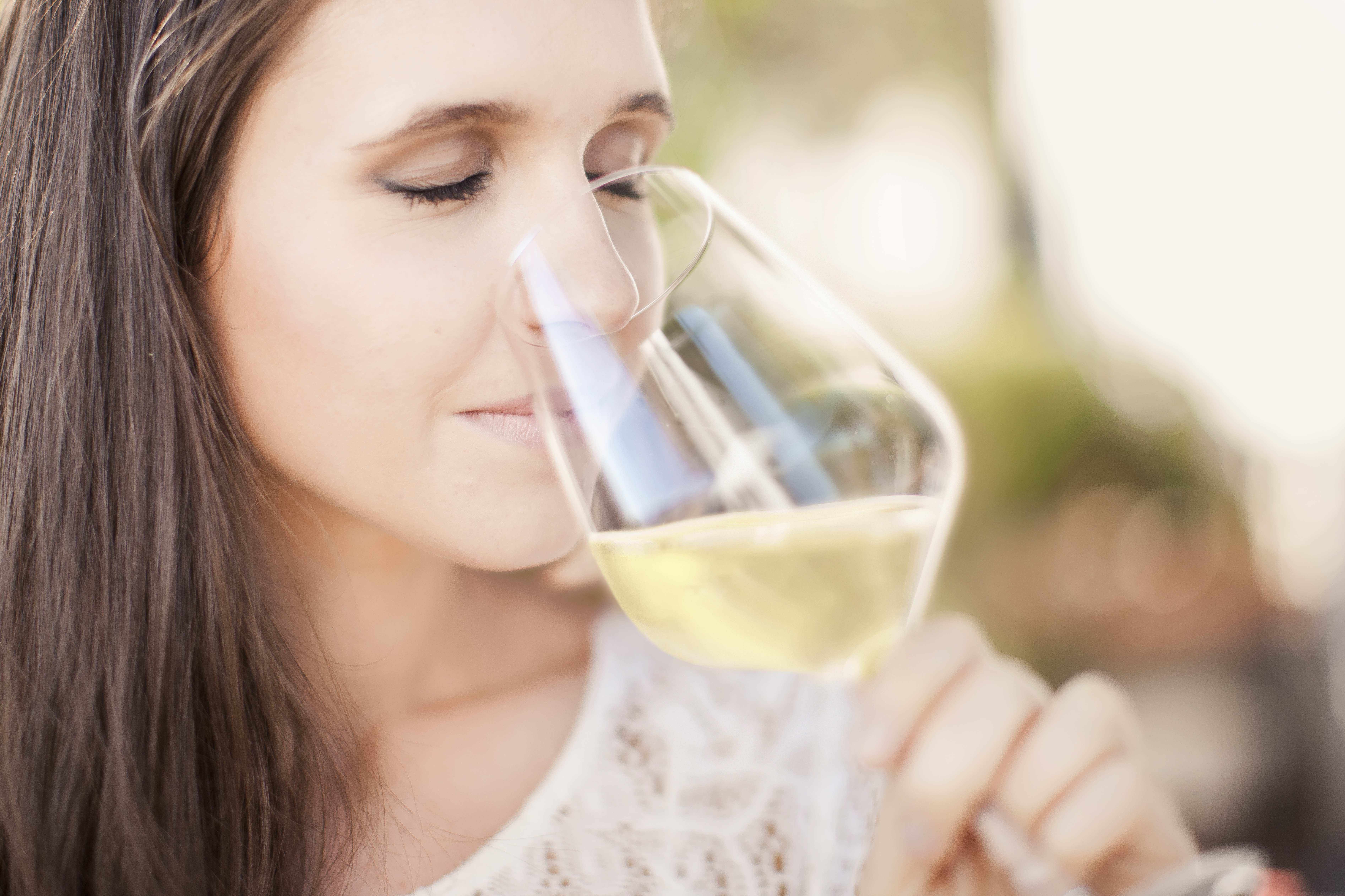 Ein Glas Weißwein