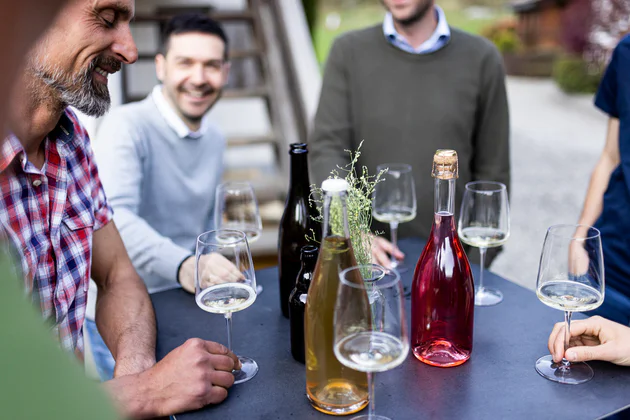 Degustacja w gronie przyjaciół