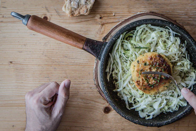 Pressed Cheese dumplings