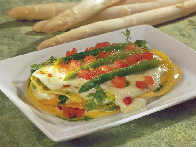 Asparagus lasagne