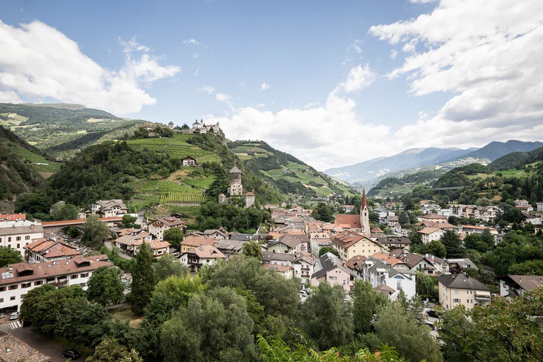 Vista dall'alto sul centro storico di Bressanone