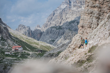 Panorama v oblasti Drei Zinnen Dolomity