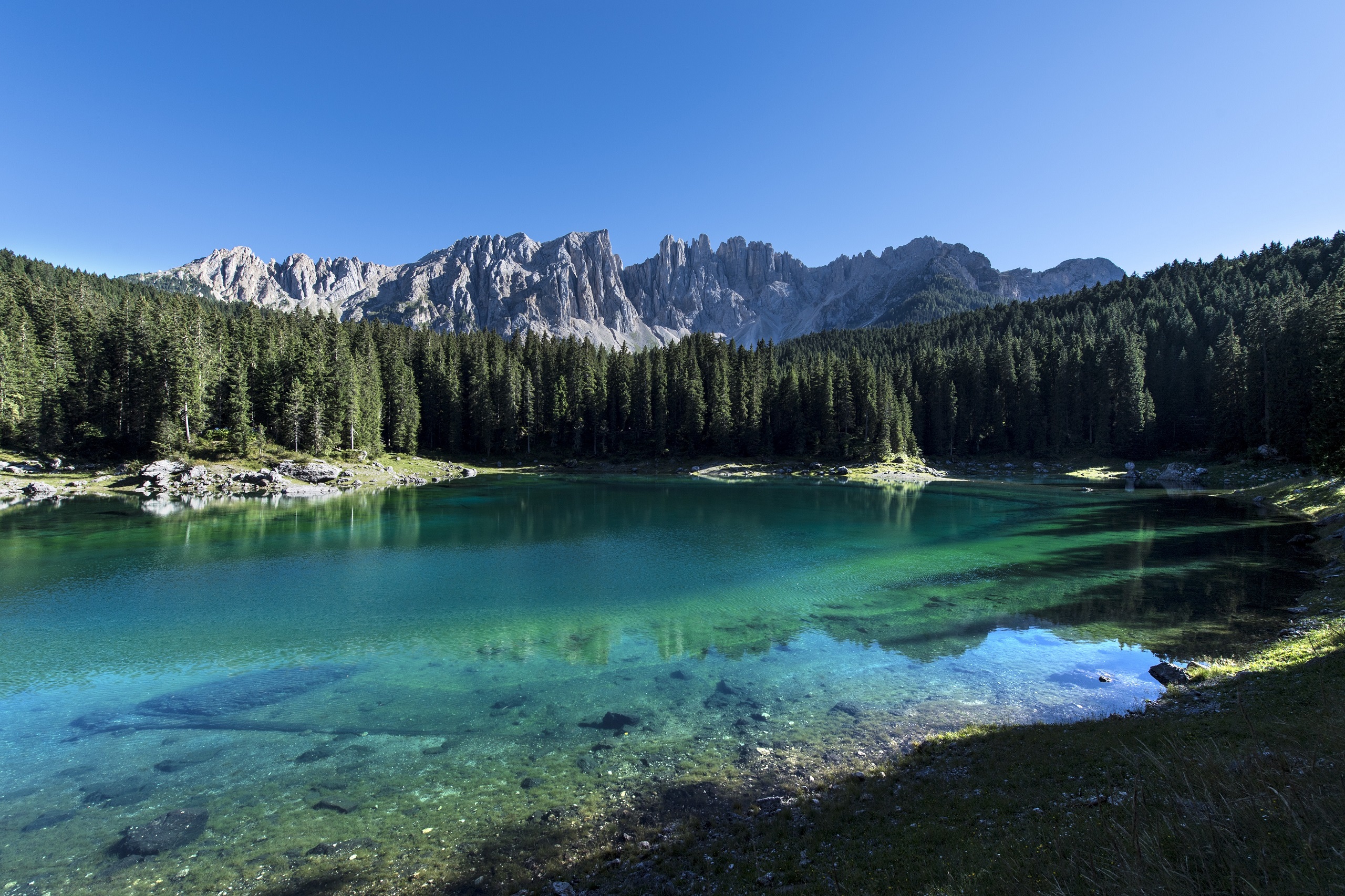 The Karersee lake