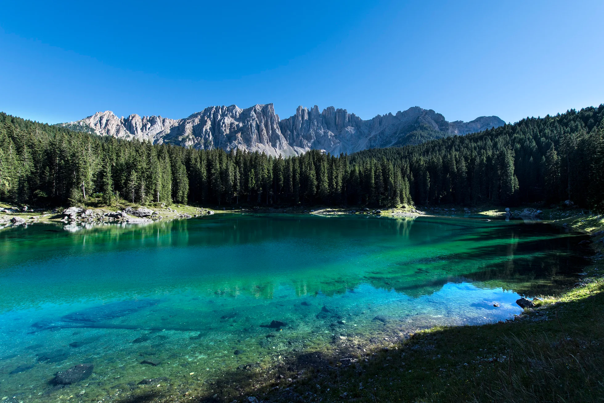 The Karersee lake