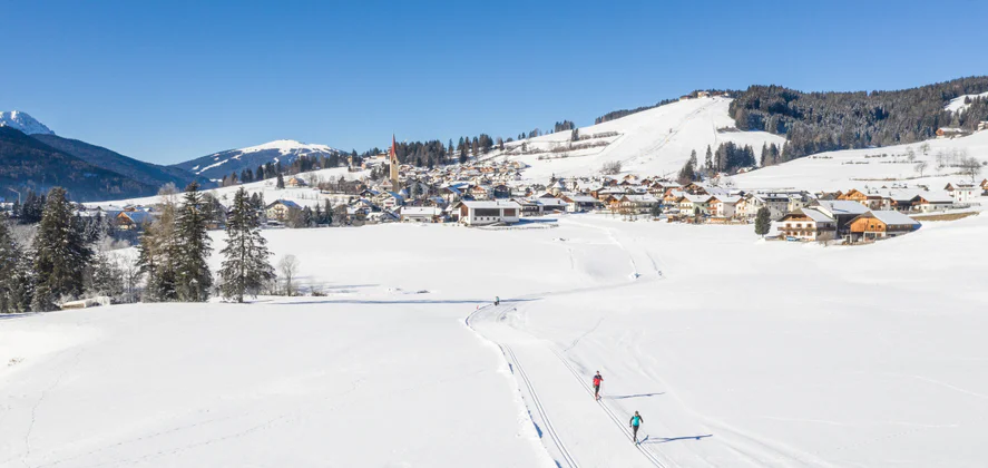 Winter on the largest high Alpine pasture in Europe