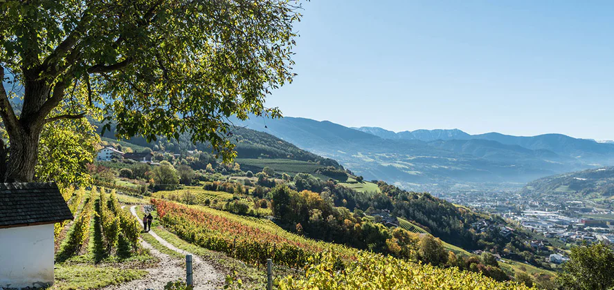 Vue sur la région de Natz-Schabs